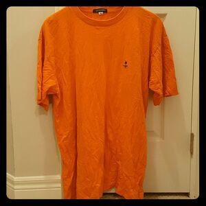 Vintage orange top woman XL tee 100% cotton
